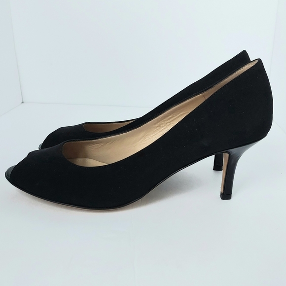 Magli by Bruno Magli Alexis Peep Toe Pumps Sz 8.5B - Picture 6 of 10